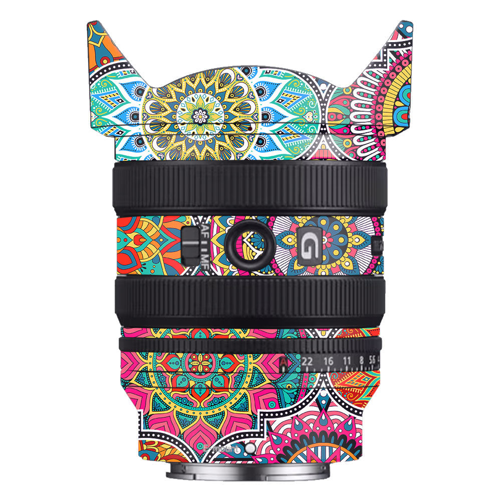 Boho Mandala Tile Pattern Sony FE 24–50mm f/2.8 G Camera Lens Skin