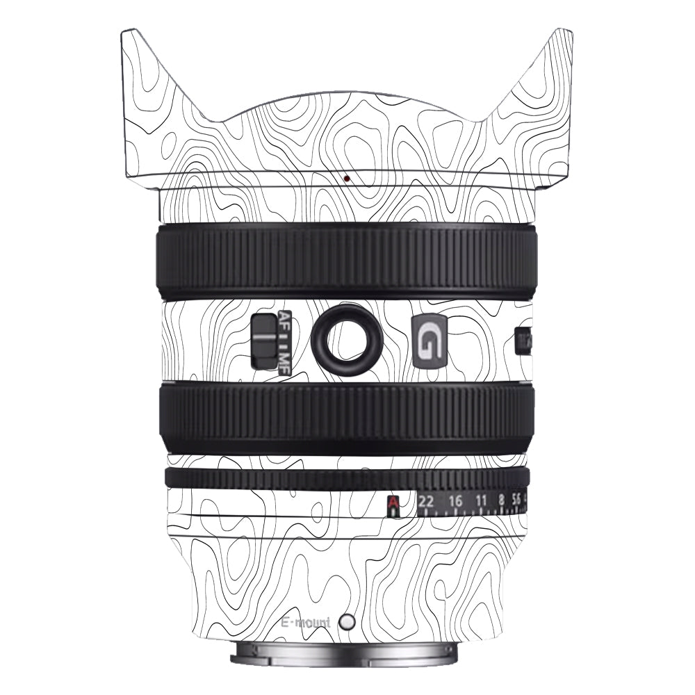 White Contour Design Sony 24-50mm Camera Lens Skin