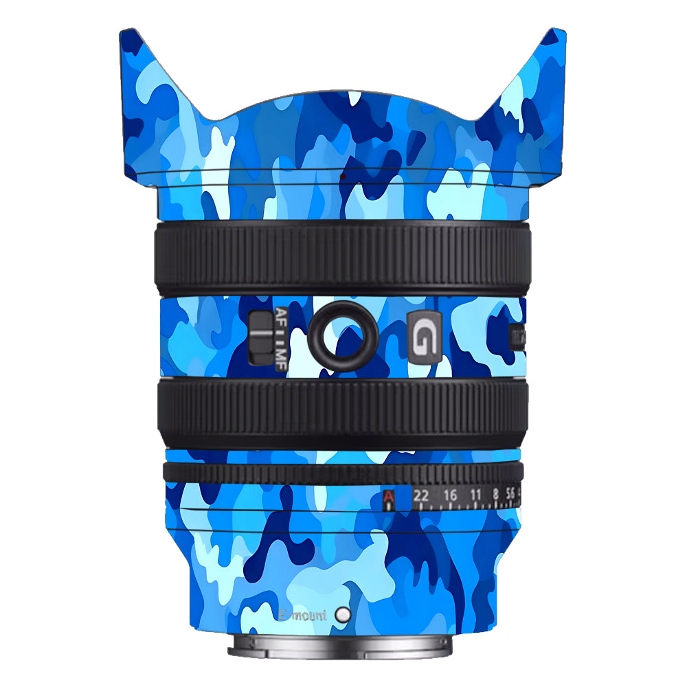 Arctic Blue Camo Pattern Sony FE 24–50mm f/2.8 G Camera Lens Skin