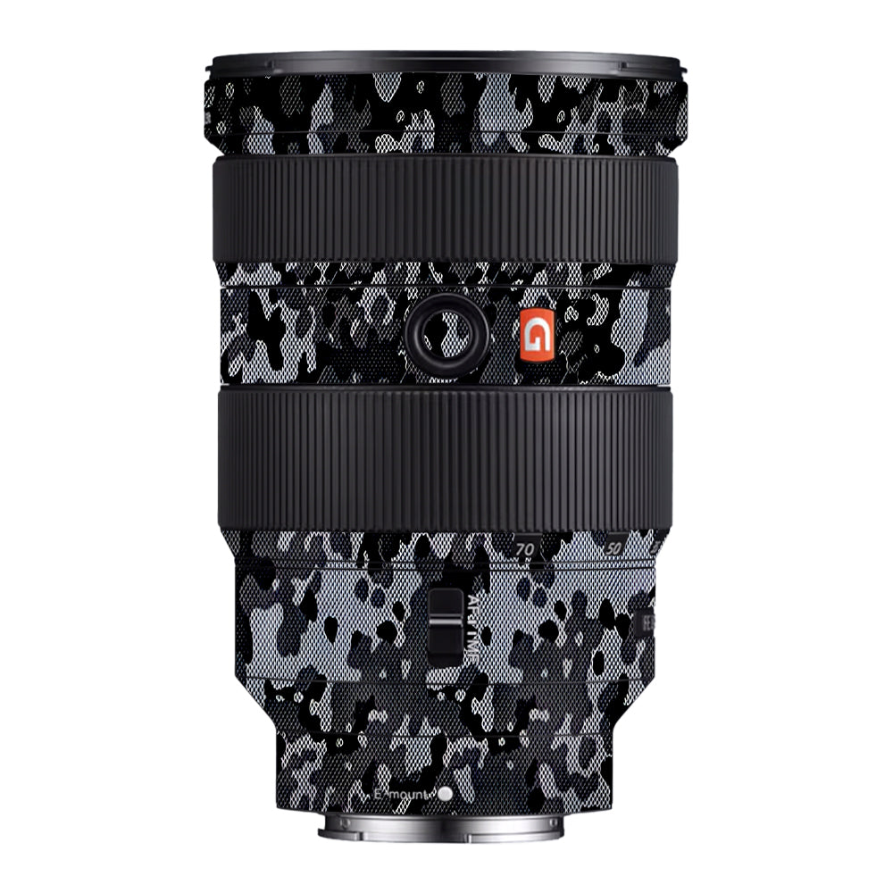 Stealth Grey Camo Sony 24-70mm Camera Lens Skin