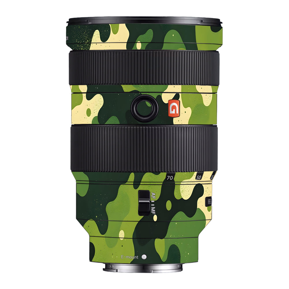 Camouflage Pattern Sony FE 24-70mm f/2.8 GM Camera Lens Skin