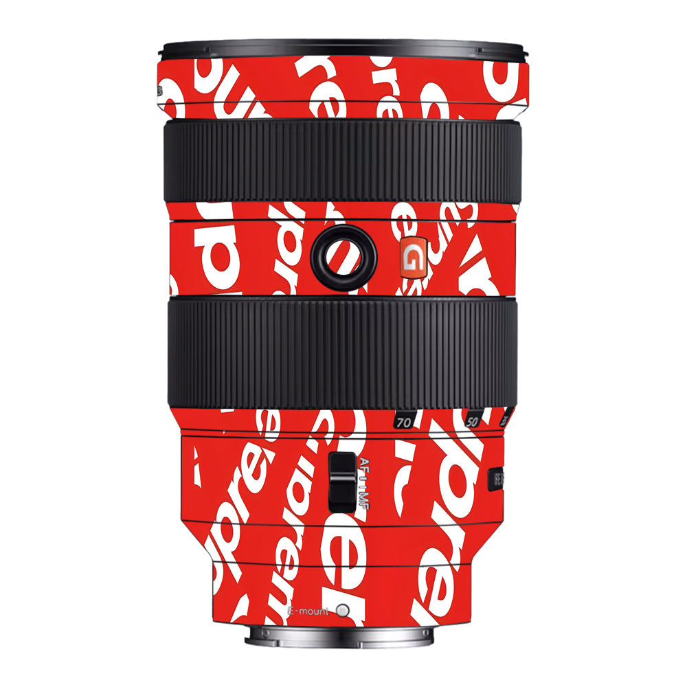 Supreme Red Sony FE 24-70mm f/2.8 GM Camera Lens Skin