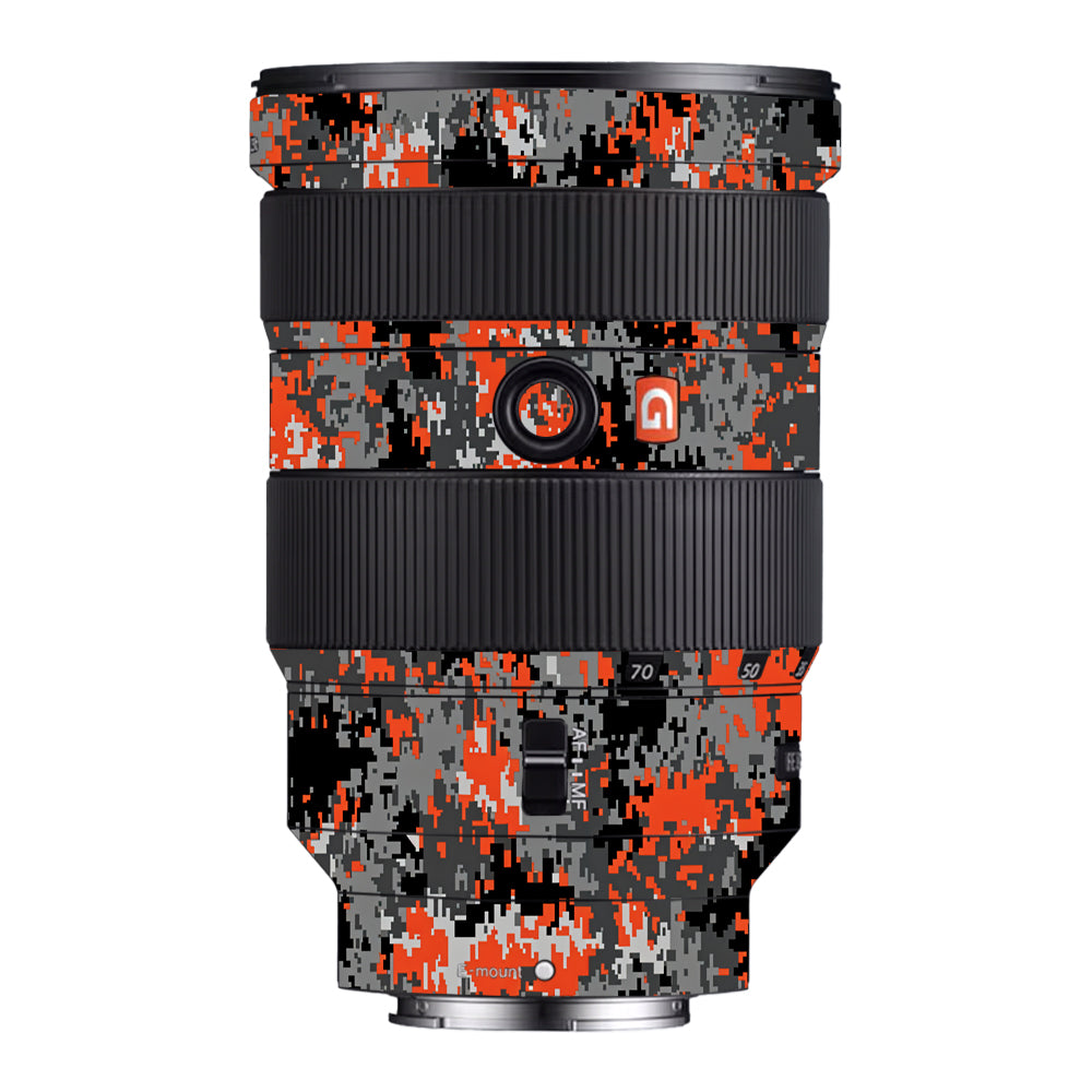 Inferno Pixel Sony 24-70mm Camera Lens Skin