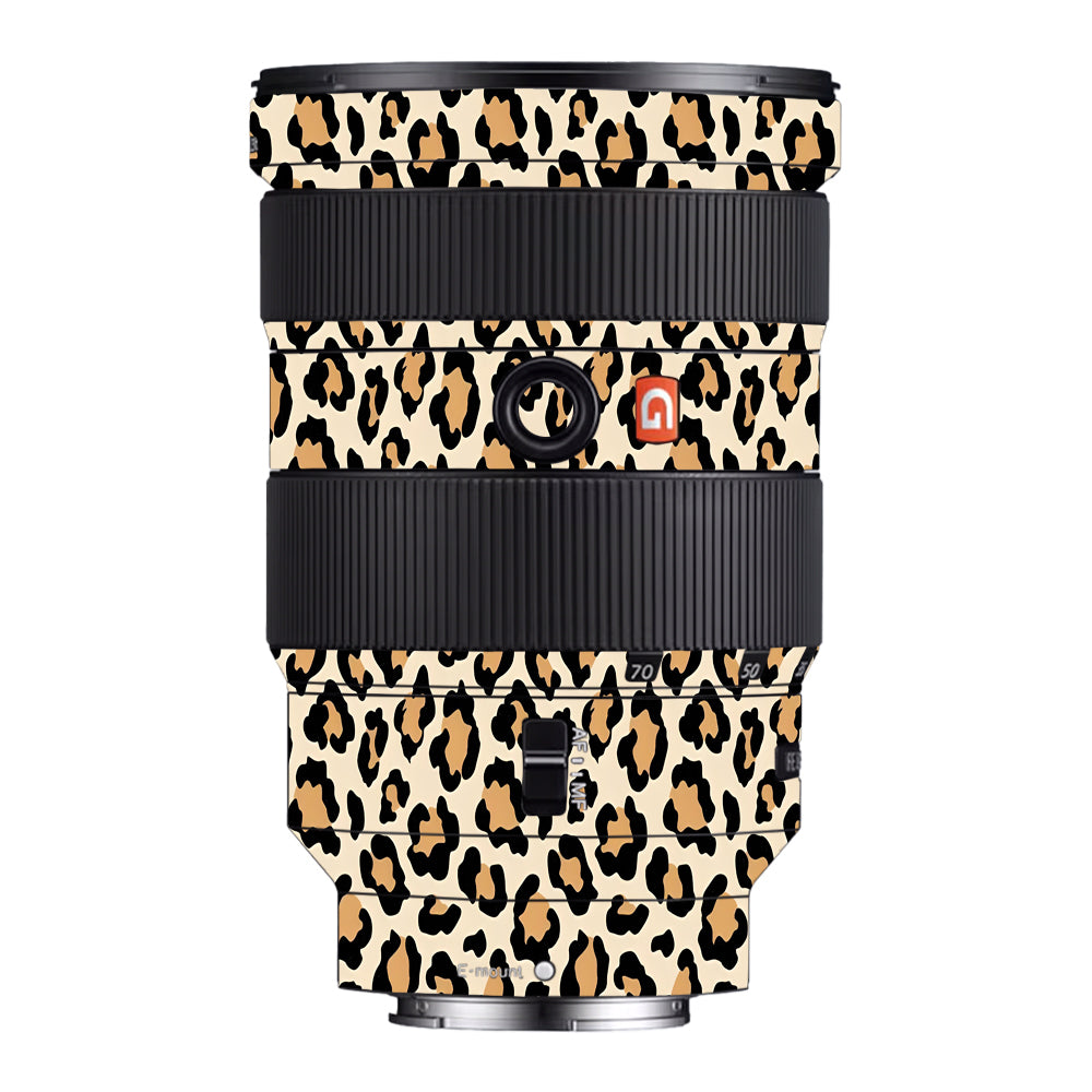 Sandy Leopard Spots Sony FE 24-70mm f/2.8 GM Camera Lens Skin