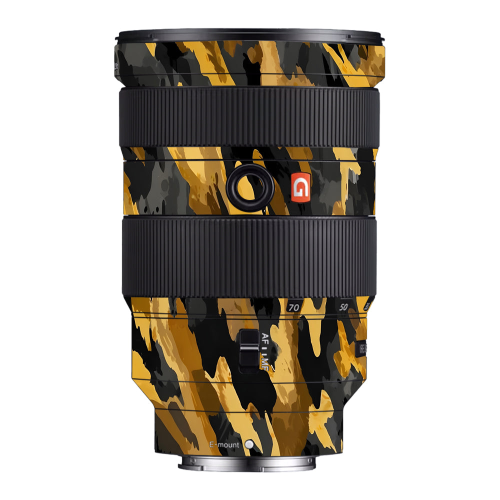 Camo Tiger Blend Sony FE 24-70mm f/2.8 GM Camera Lens Skin