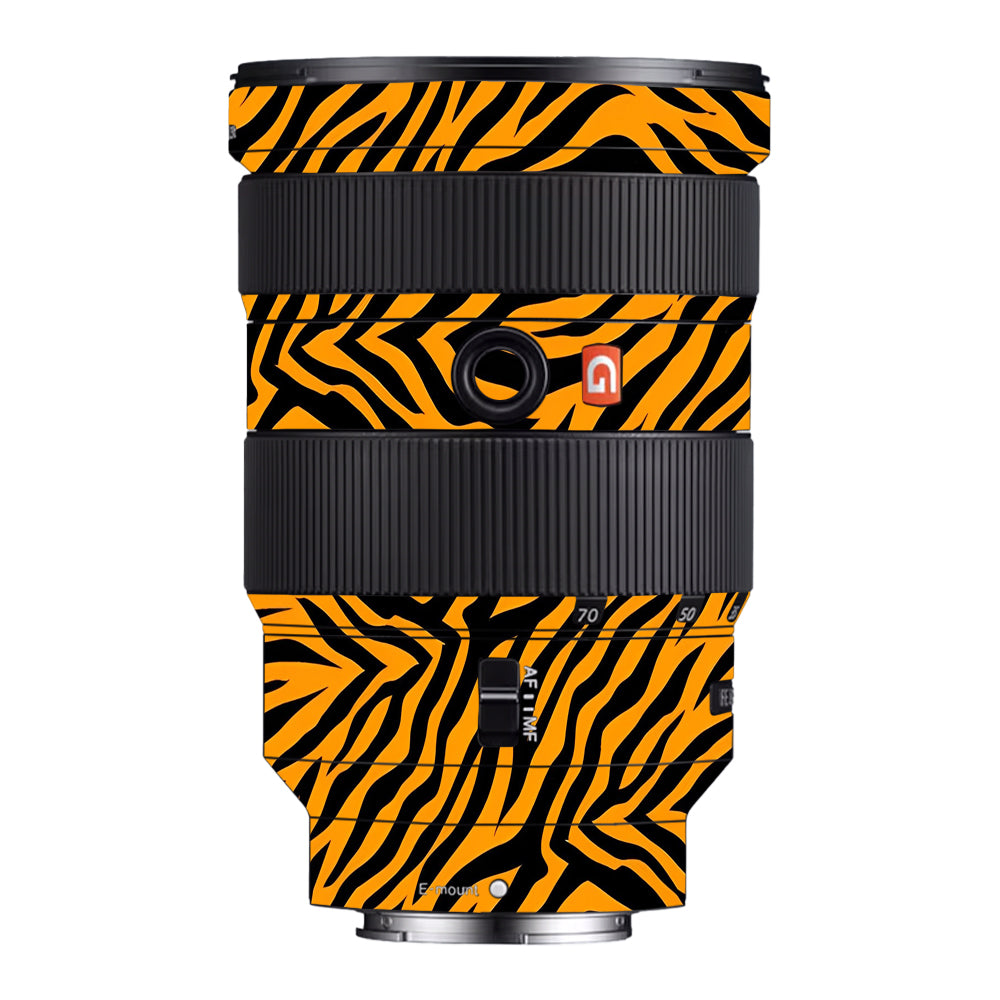 Zebra Gold Pattern Sony 24-70mm Camera Lens Skin