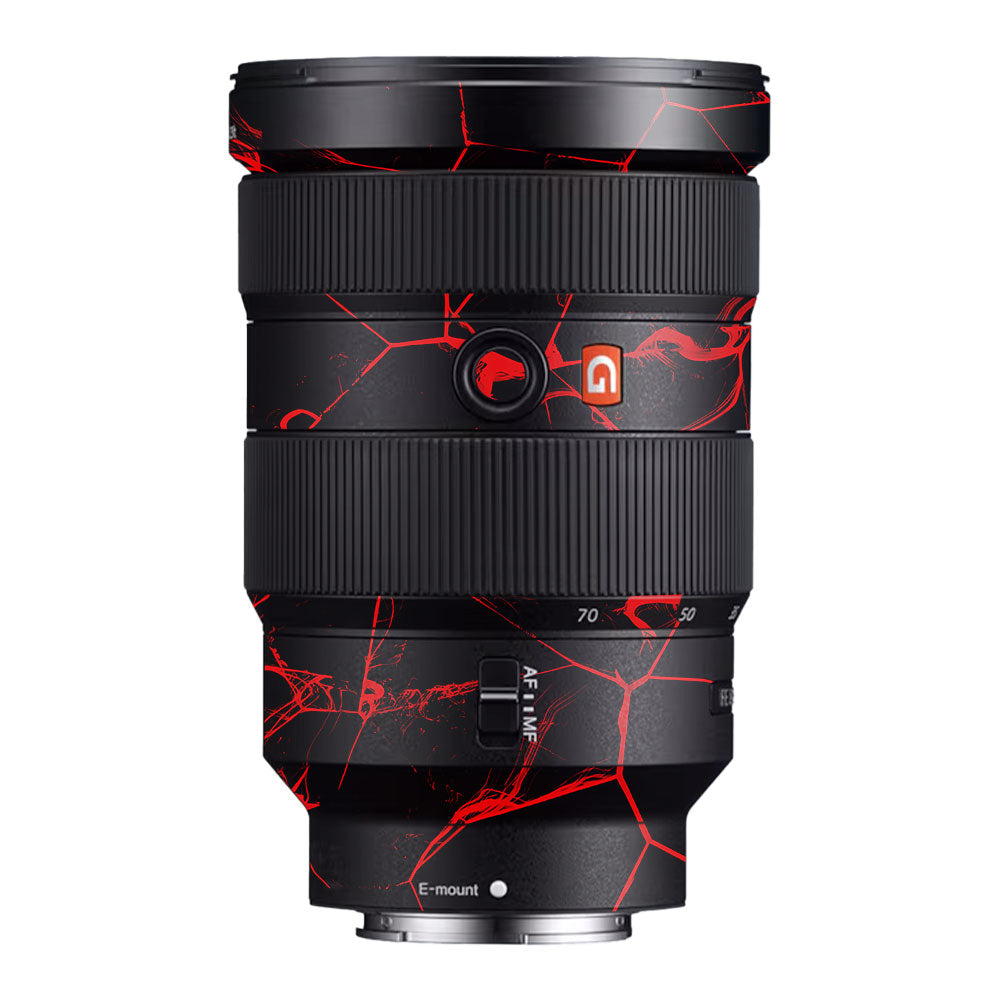Red Neural Grid Sony FE 24-70mm f/2.8 GM Camera Lens Skin
