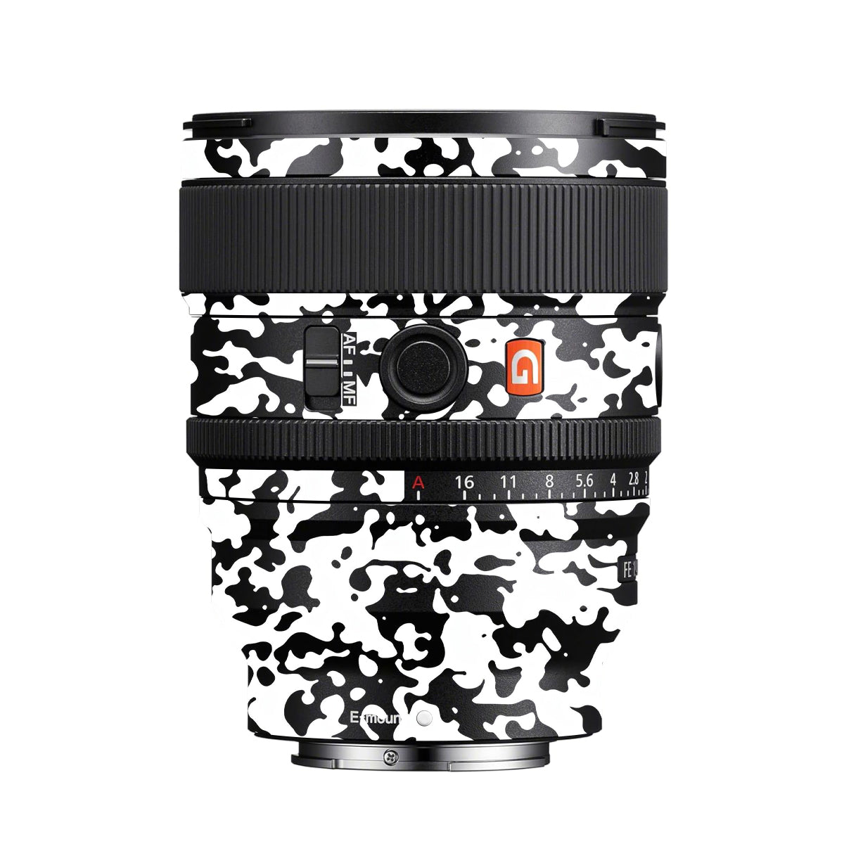 Snow Camo Sony FE 24mm F/1.4 GM Camera Lens Skin