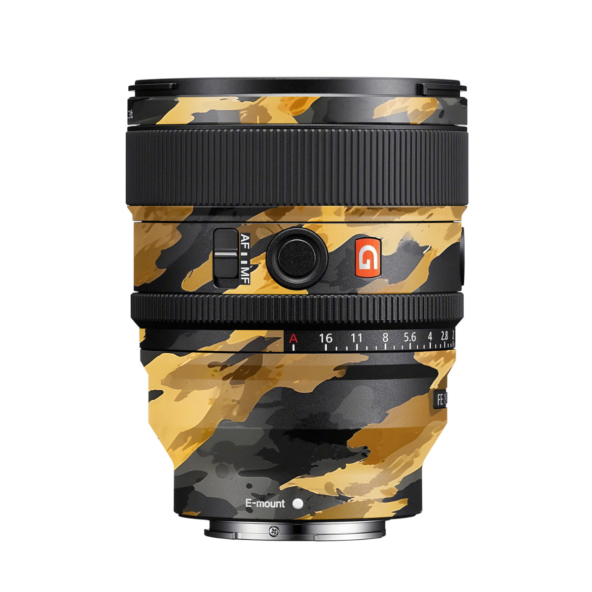 Camo Tiger Blend Sony FE 24mm F/1.4 GM Camera Lens Skin