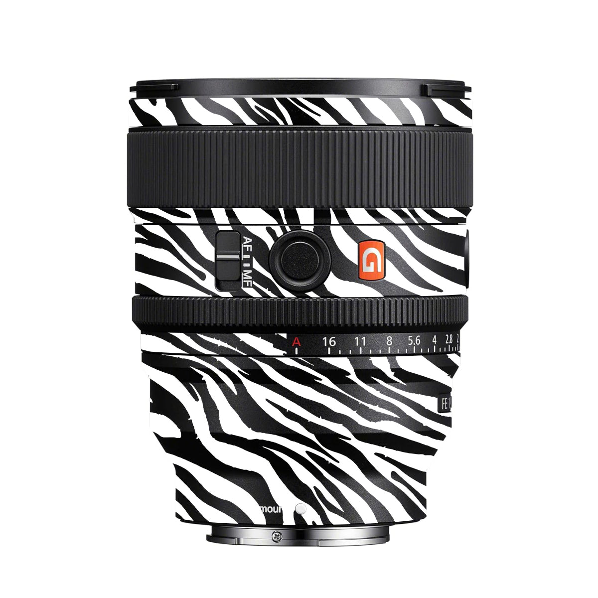 Classic Zebra Stripes Sony FE 24mm F/1.4 GM Camera Lens Skin