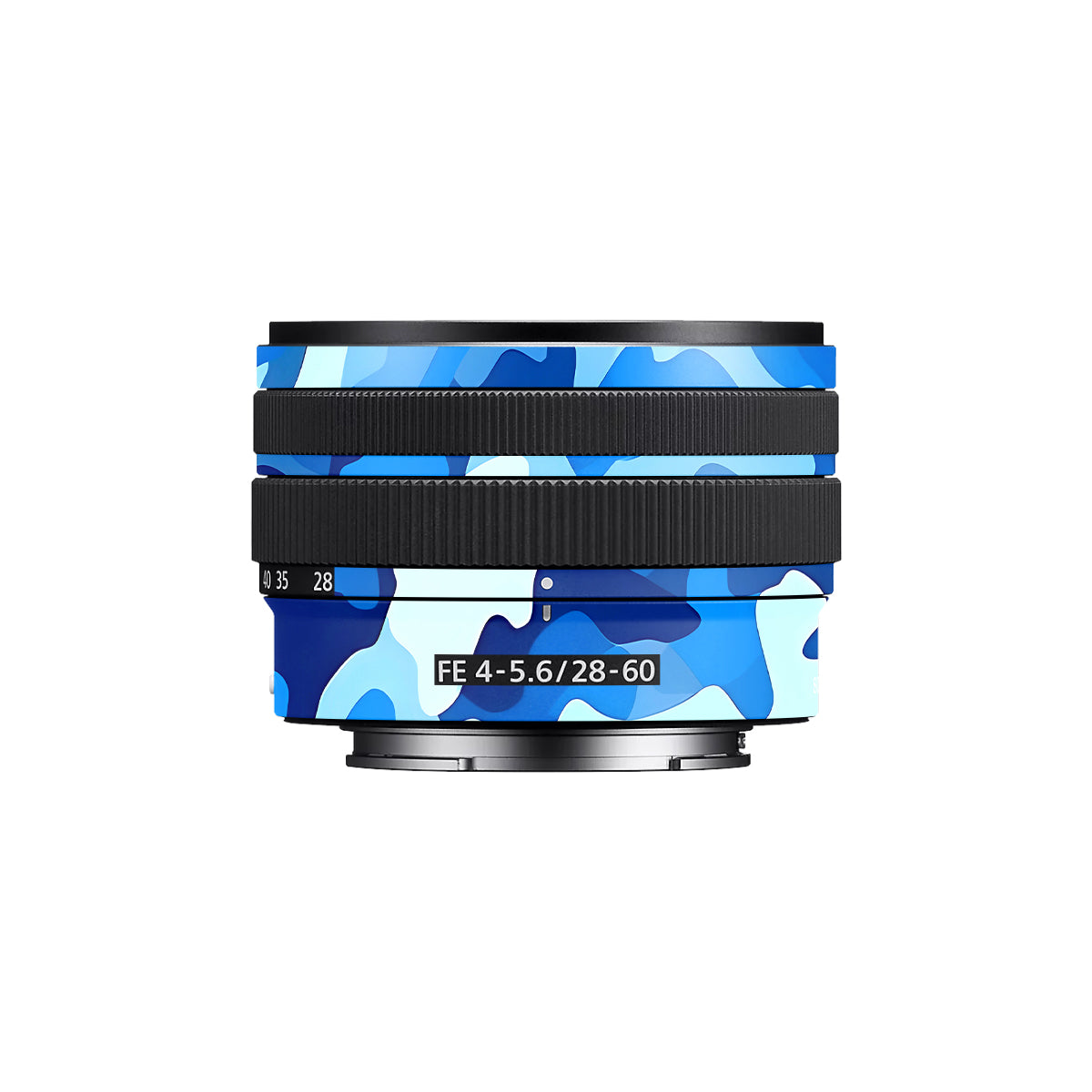 Arctic Blue Camo Pattern Sony FE 28-60mm F/4-5.6 Camera Lens Skin