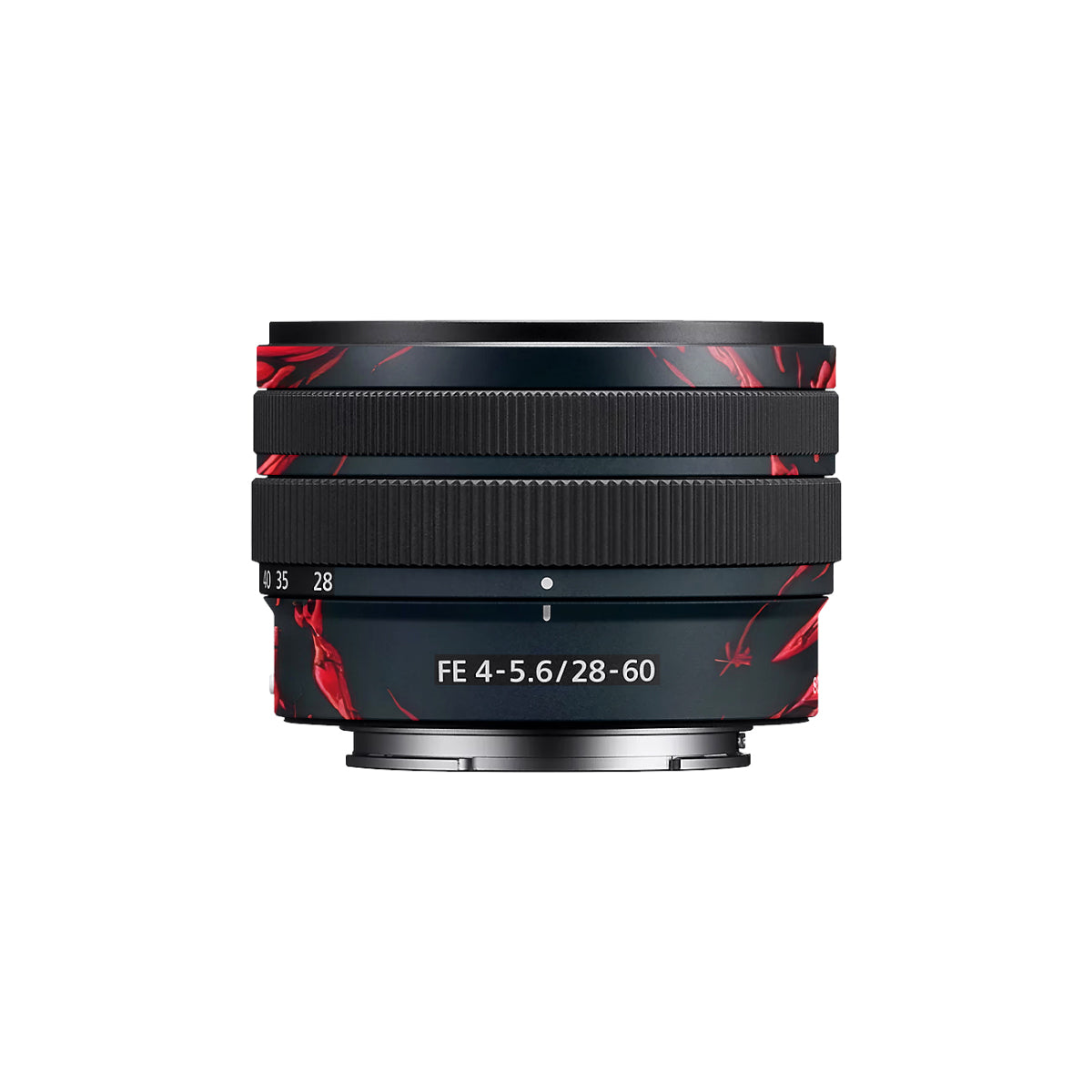 Venom Red Sony FE 28-60mm F/4-5.6 Camera Lens Skin