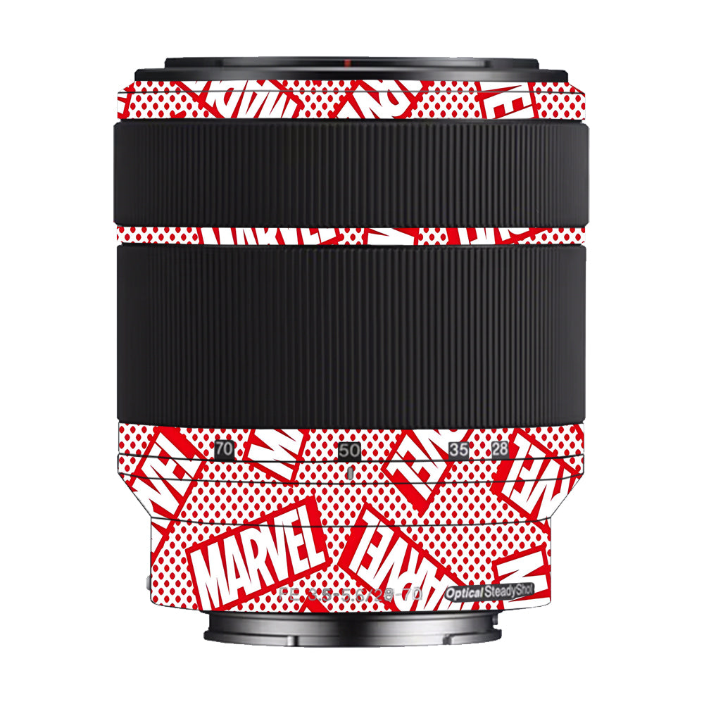 Marvel Comics Sony 28-70mm Camera Lens Skin