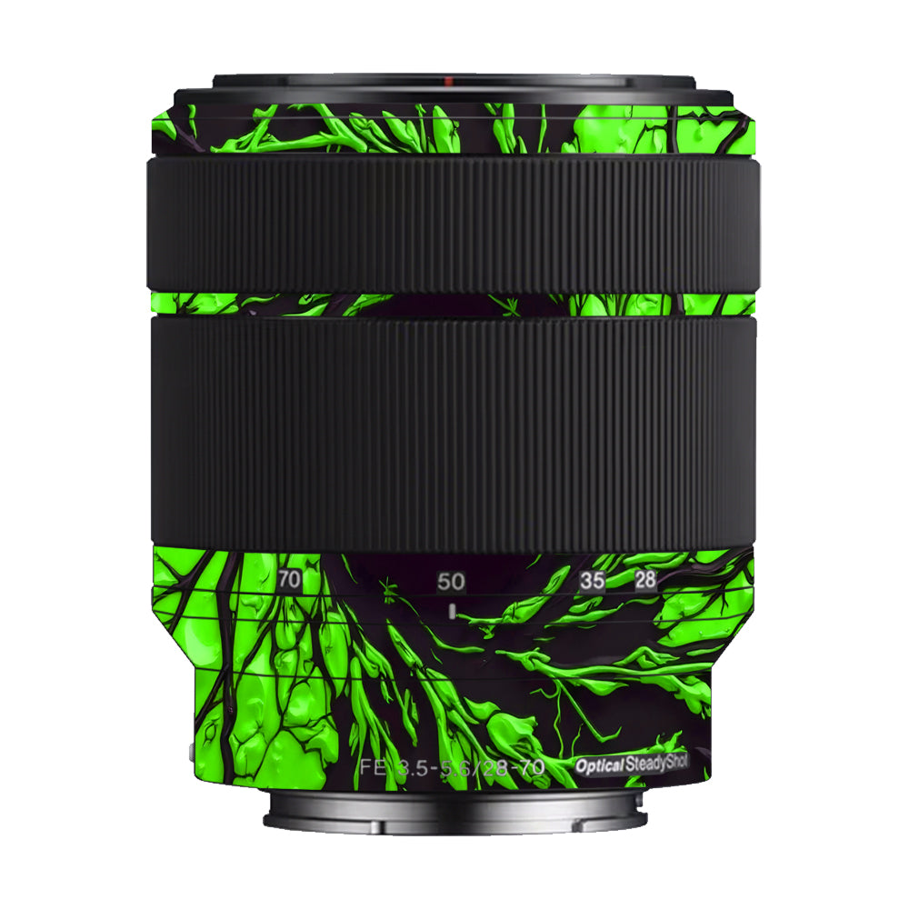 Venom Green Sony FE 28–70mm f/3.5–5.6 OSS Camera Lens Skin