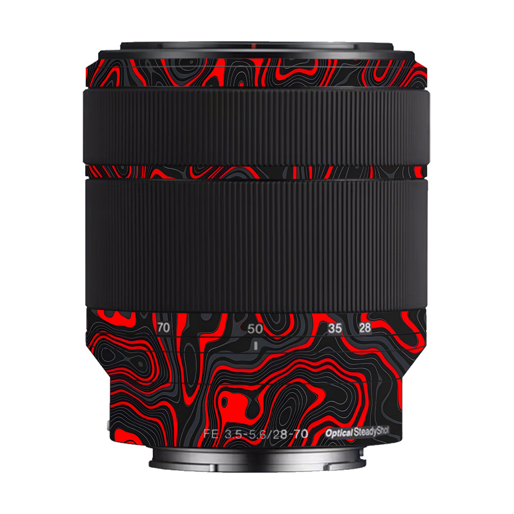 Crimson Waves Sony FE 28–70mm f/3.5–5.6 OSS Camera Lens Skin