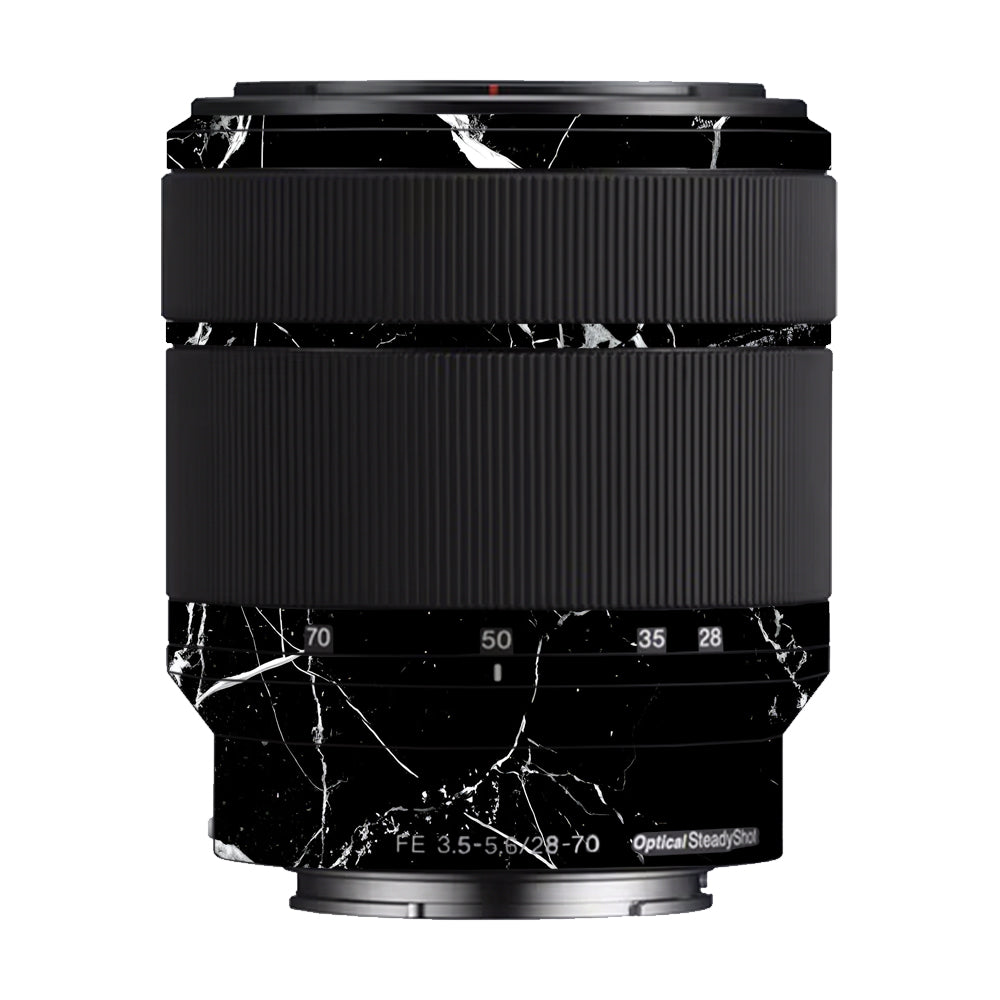 White Veins on Black Sony FE 28–70mm f/3.5–5.6 OSS Camera Lens Skin