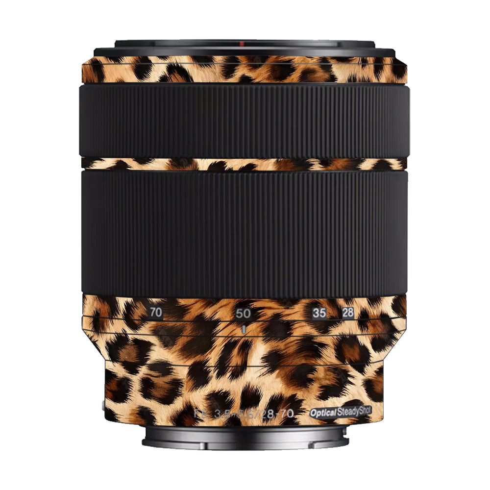 Classic Leopard Spots Sony FE 28–70mm f/3.5–5.6 OSS Camera Lens Skin