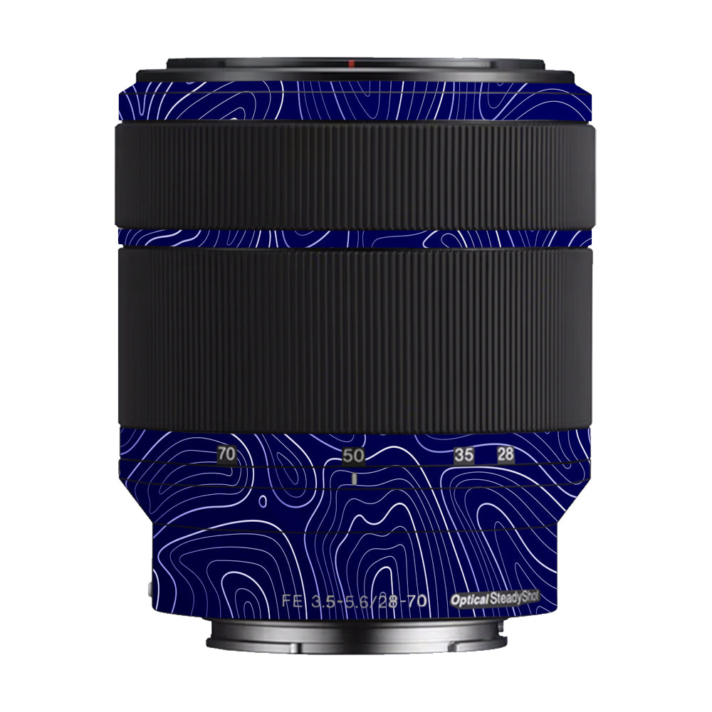 Deep Blue Contour Sony FE 28–70mm f/3.5–5.6 OSS Camera Lens Skin