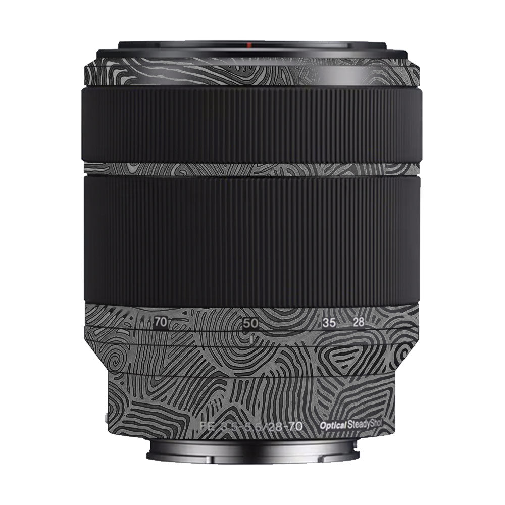 Monochrome Line Maze Sony FE 28–70mm f/3.5–5.6 OSS Camera Lens Skin