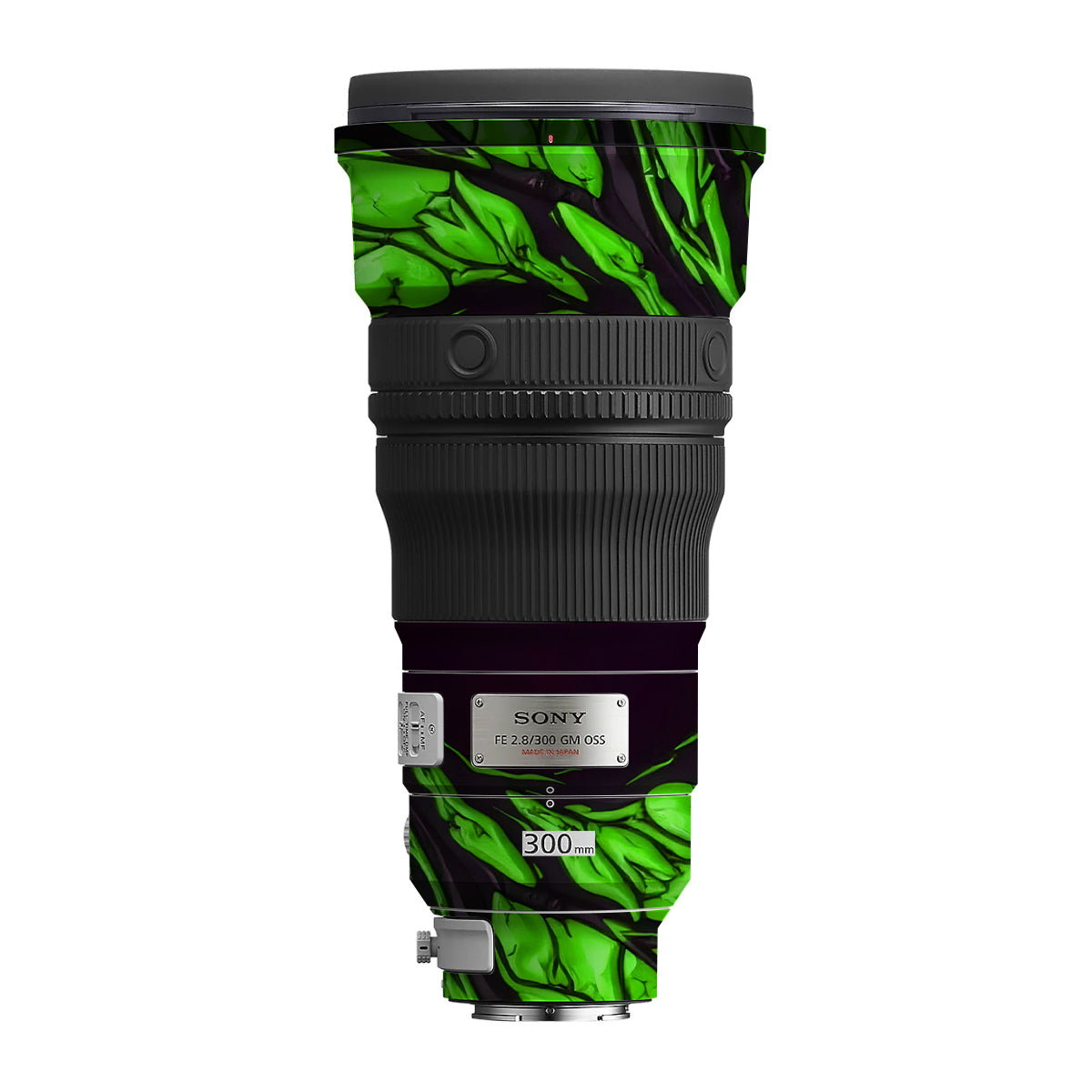 Venom Green Sony FE 300mm F/2.8 GM OSS Camera Lens Skin