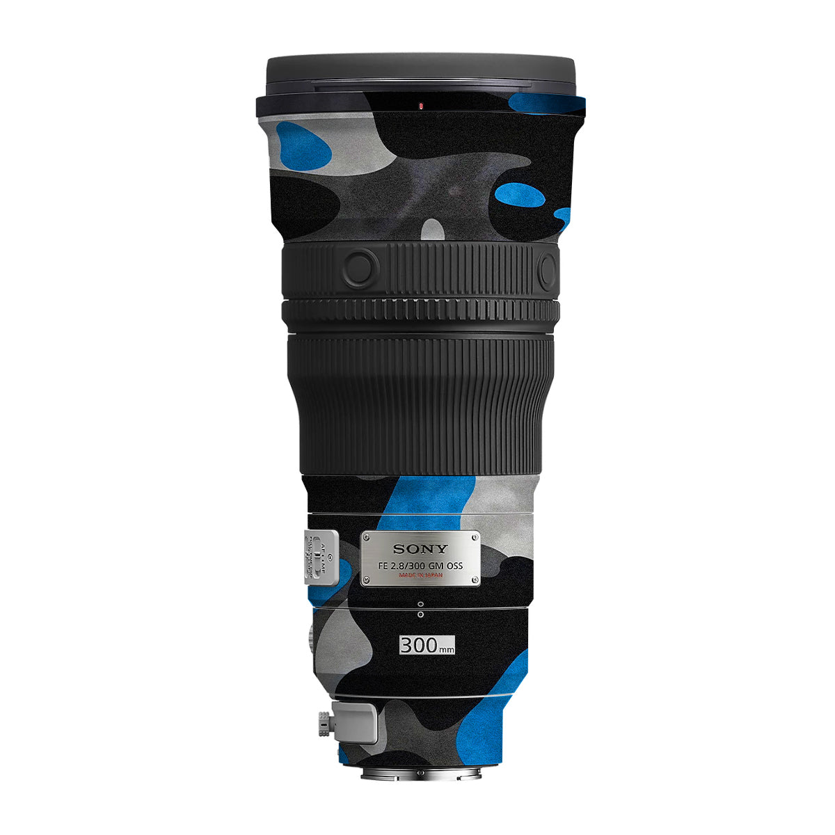 Blue Grey Camo Sony FE 300mm F/2.8 GM OSS Camera Lens Skin