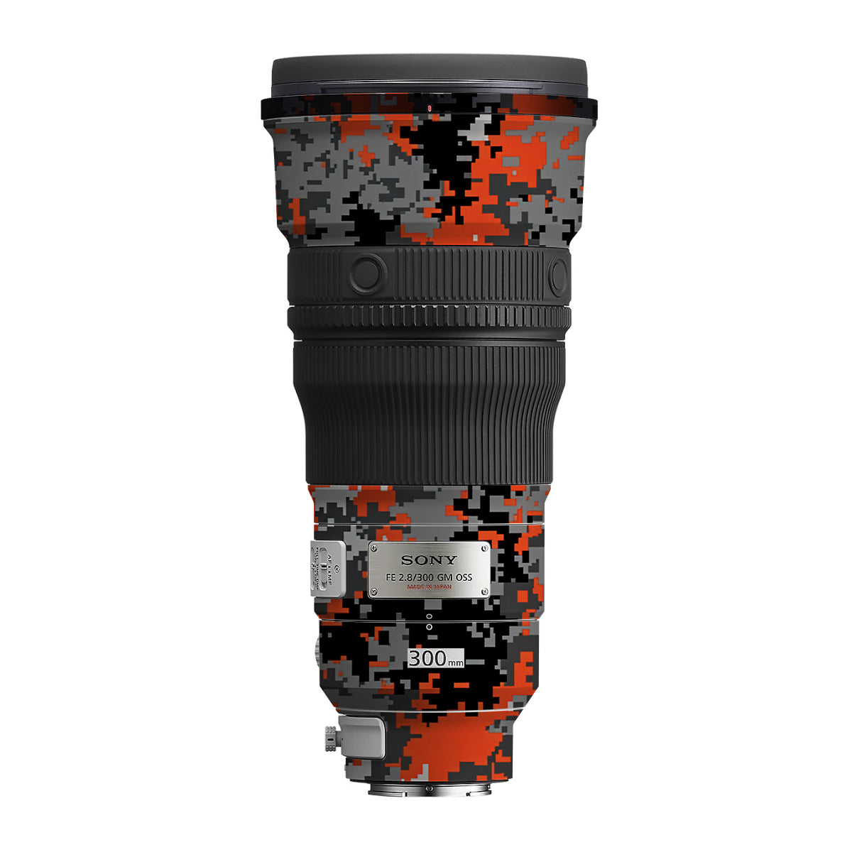 Inferno Pixel Sony FE 300mm F/2.8 GM OSS Camera Lens Skin