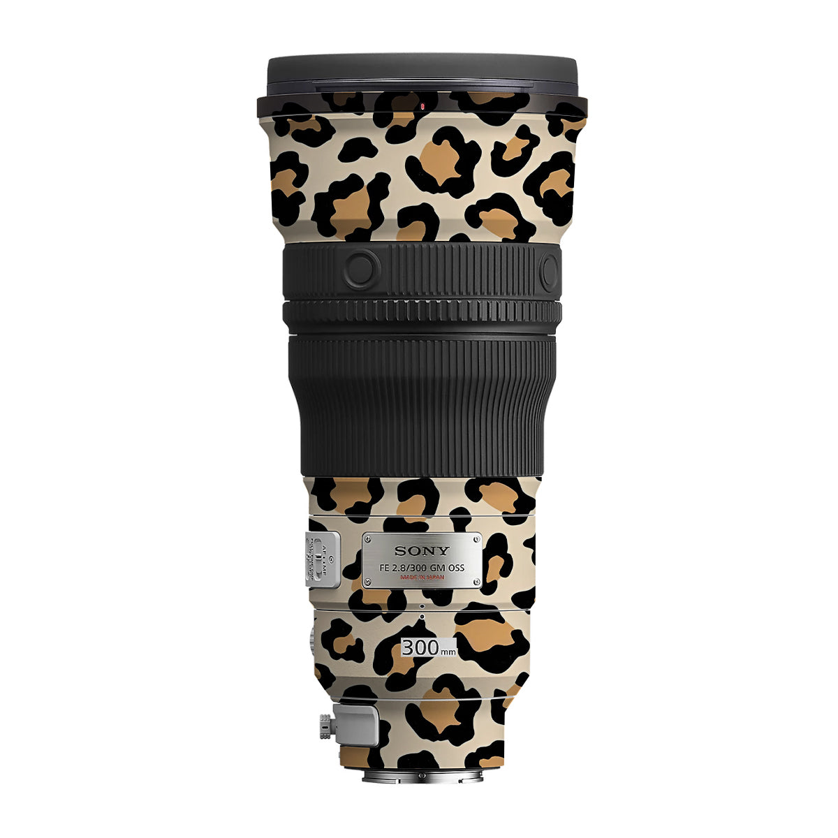 Sandy Leopard Spots Sony FE 300mm F/2.8 GM OSS Camera Lens Skin