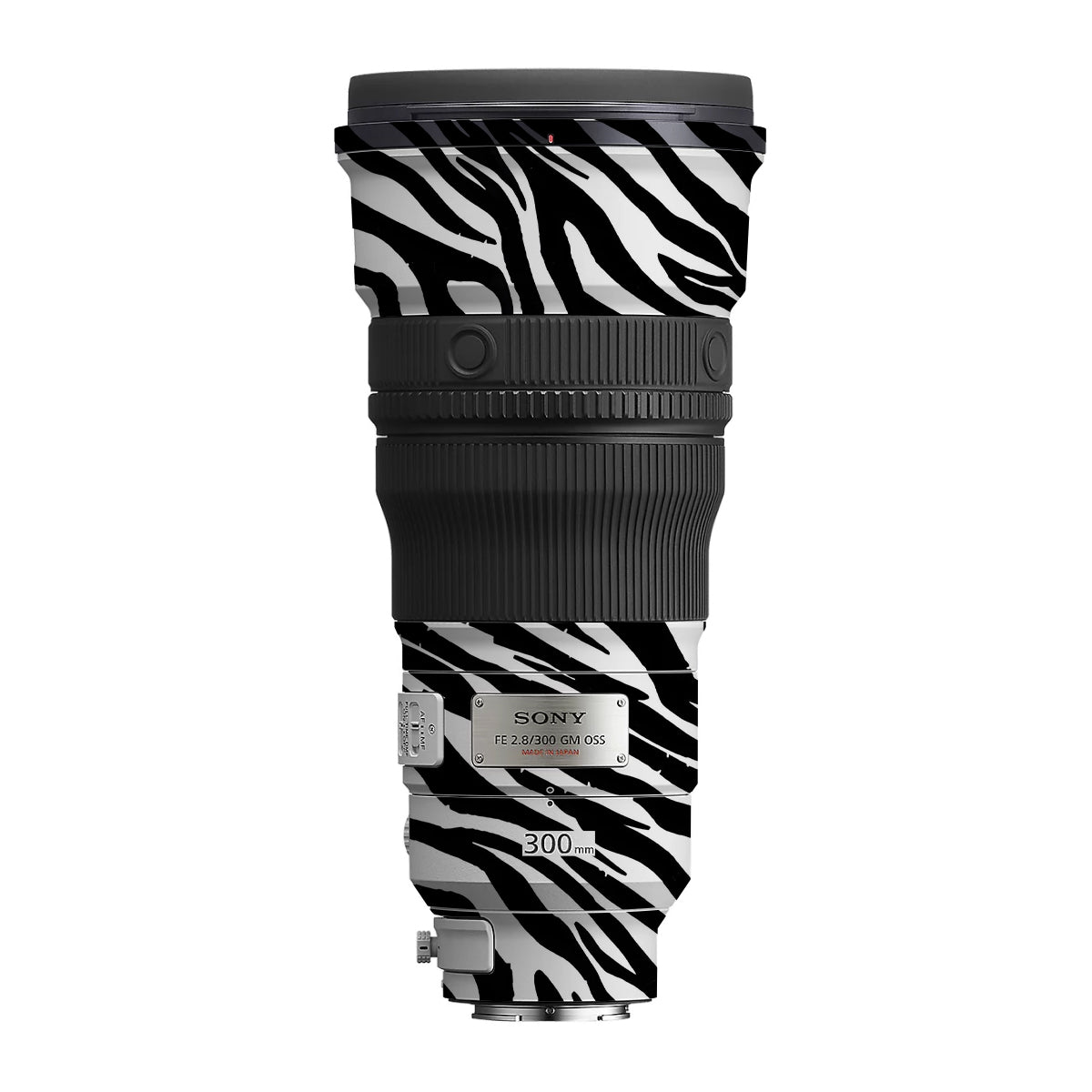 Classic Zebra Stripes Sony FE 300mm F/2.8 GM OSS Camera Lens Skin