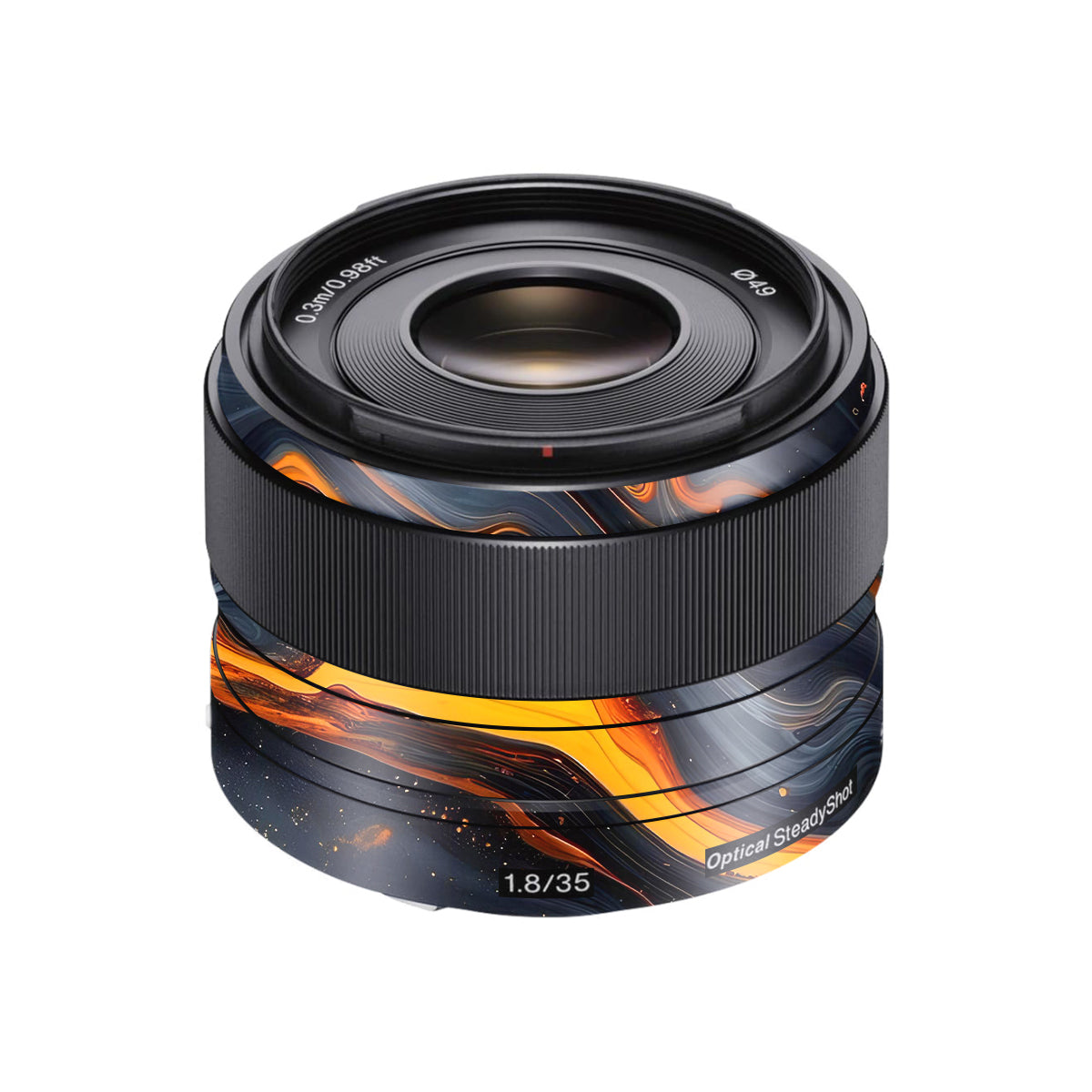 Lava Marble Sony FE 35mm F/1.8 Camera Lens Skin