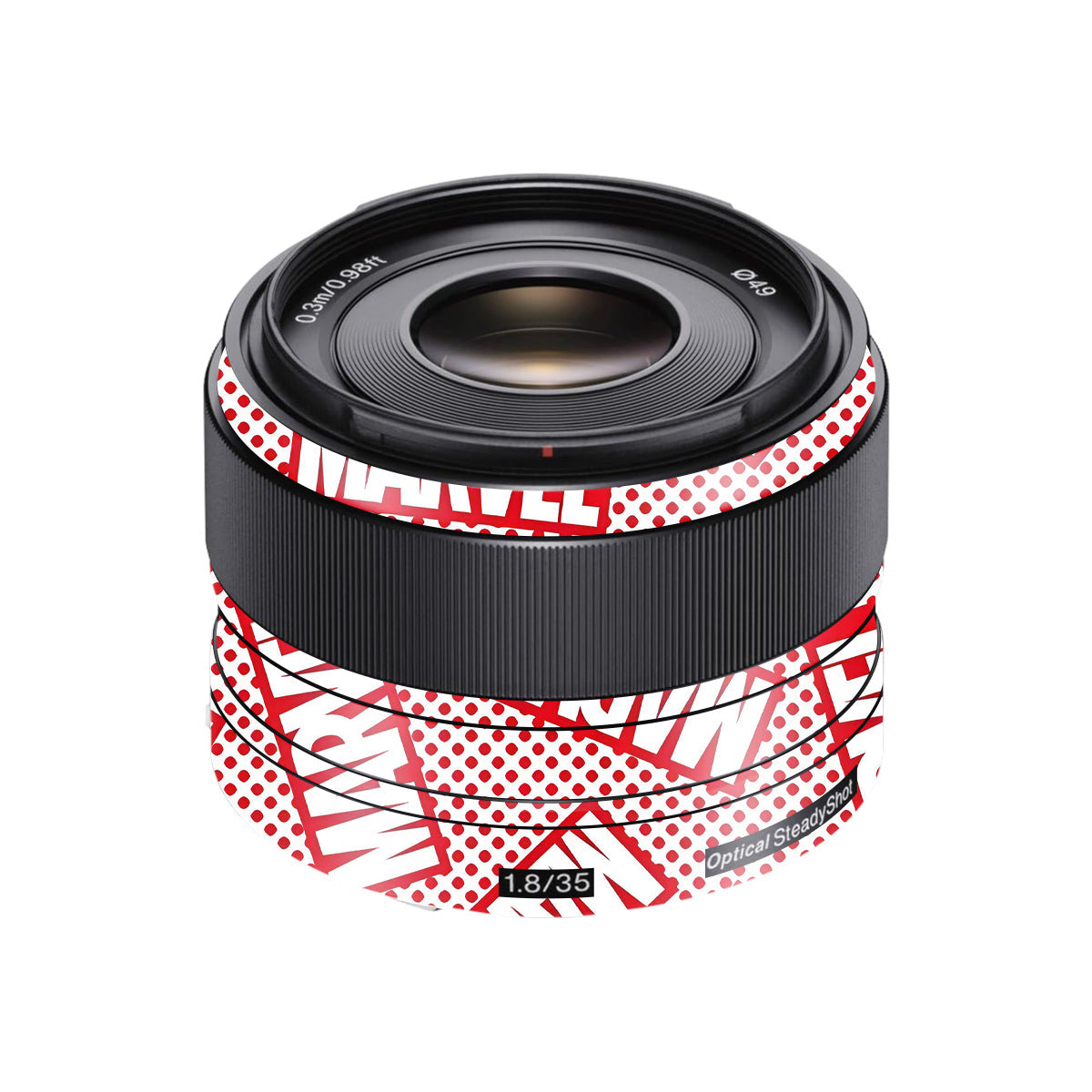 Marvel Comics Sony FE 35mm F/1.8 Camera Lens Skin