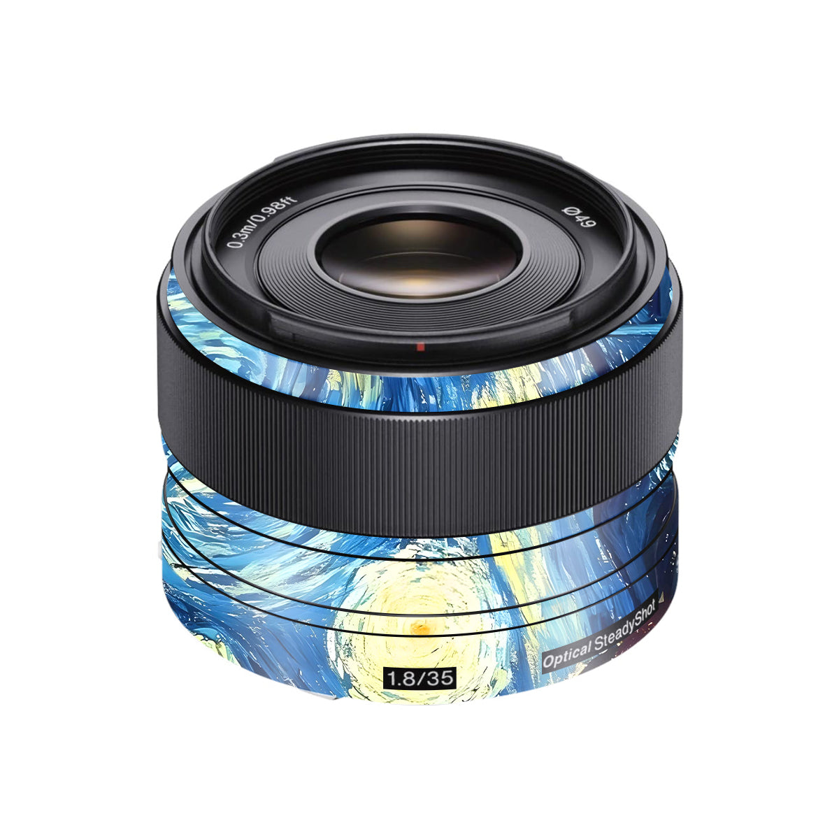 Starry Night Art Sony FE 35mm F/1.8 Camera Lens Skin