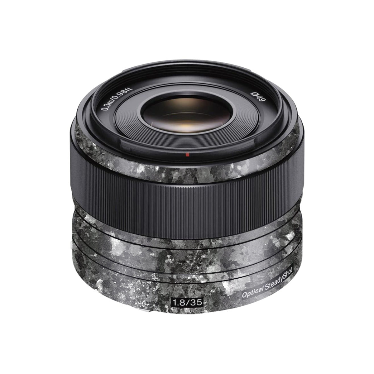 Black Granite Sony FE 35mm F/1.8 Camera Lens Skin