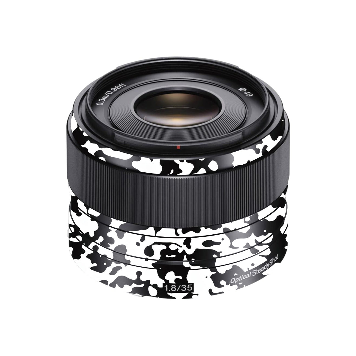 Snow Camo Sony FE 35mm F/1.8 Camera Lens Skin