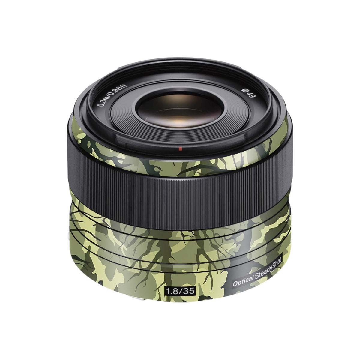 Green Tangled Vines Sony FE 35mm F/1.8 Camera Lens Skin