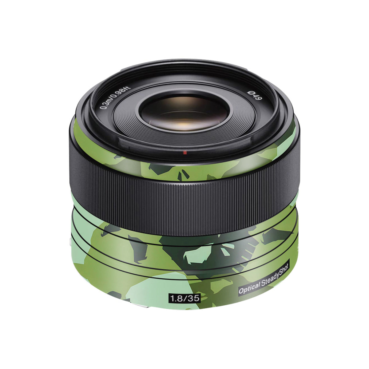 Tropic Camo Sony FE 35mm F/1.8 Camera Lens Skin