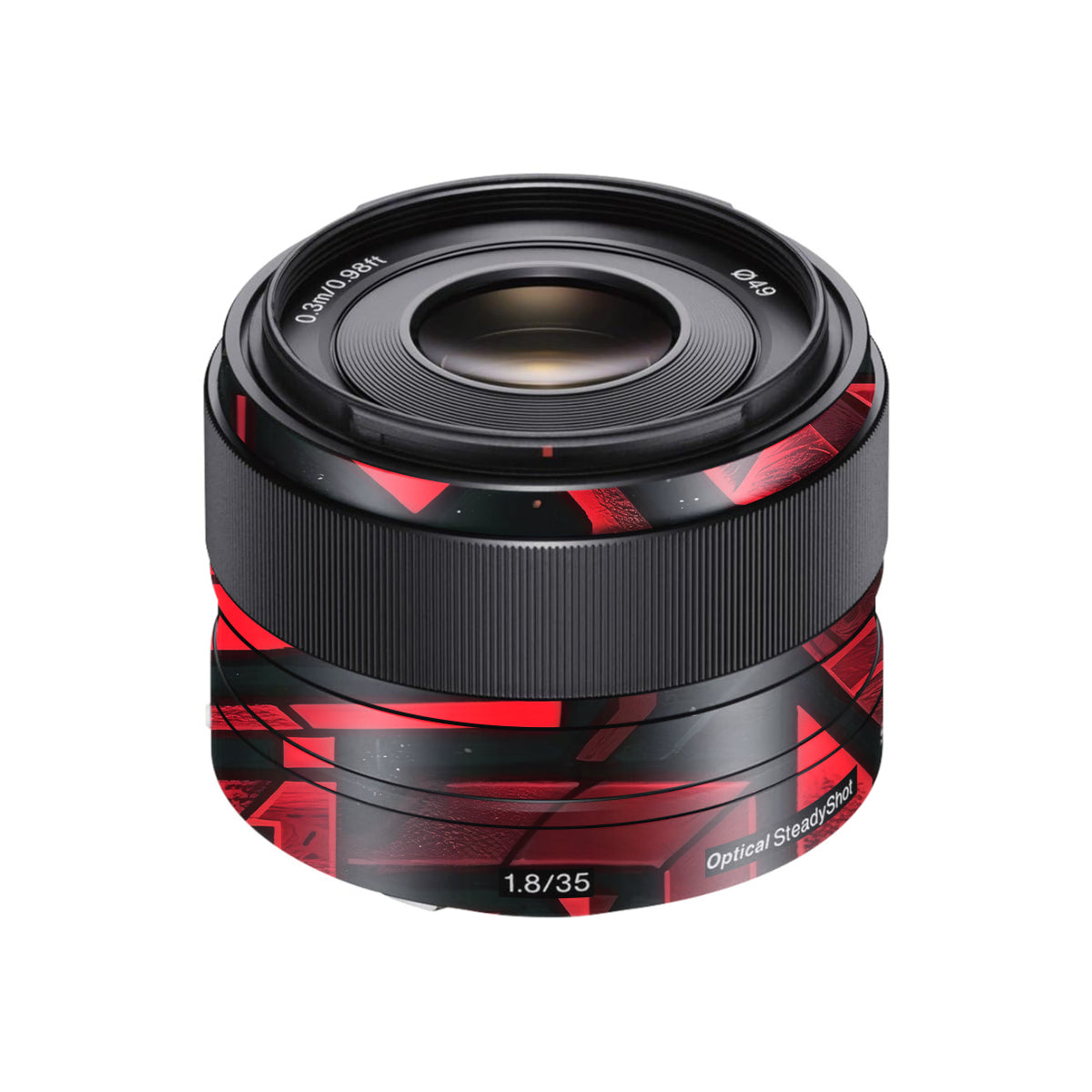 Cyber Maze Circuit Sony FE 35mm F/1.8 Camera Lens Skin