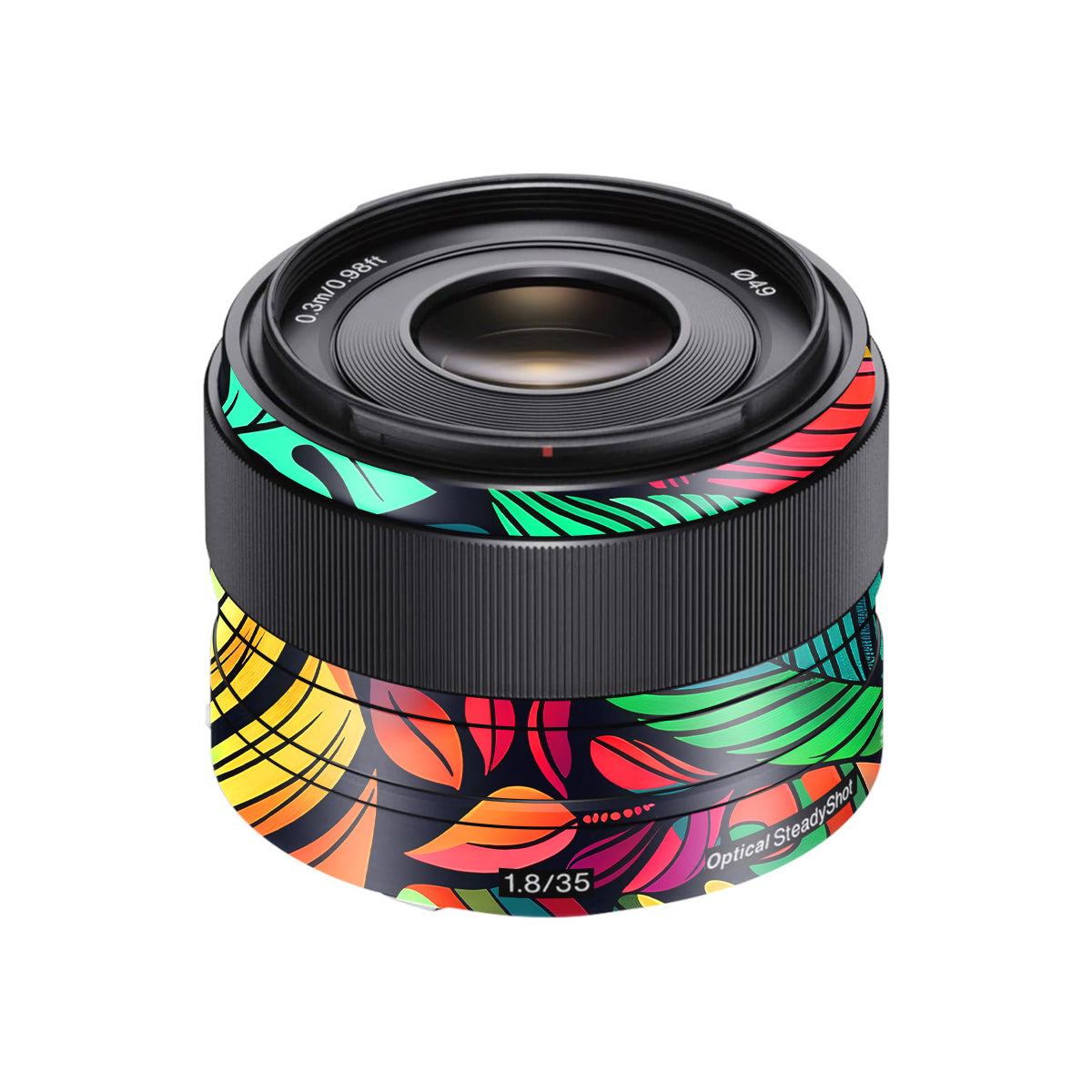 Tropical Jungle Leaves Sony FE 35mm F/1.8 Camera Lens Skin