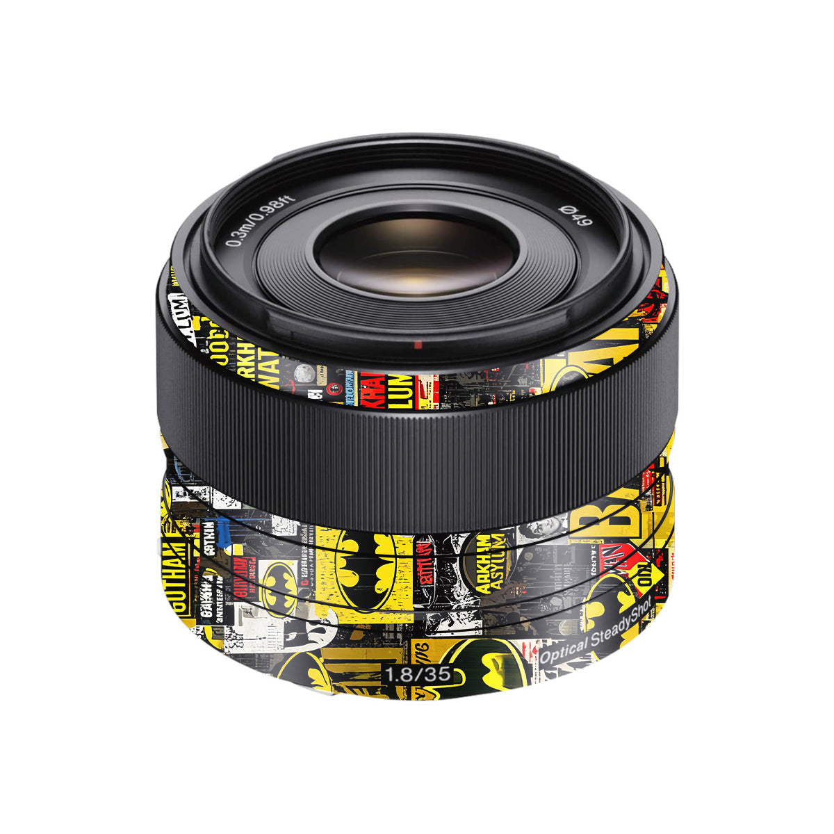 Batman Collage Sony FE 35mm F/1.8 Camera Lens Skin