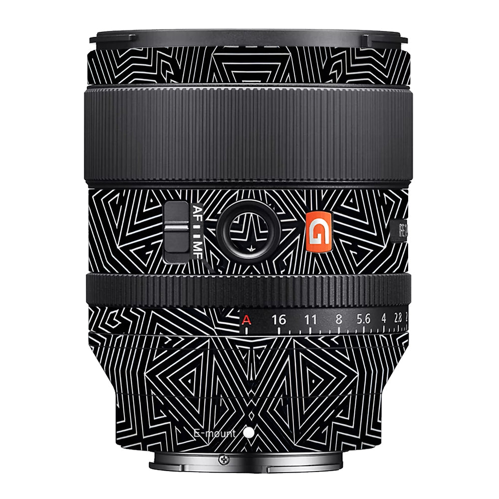Geometric Pattern Sony 35mm 1.4 Camera Lens Skin