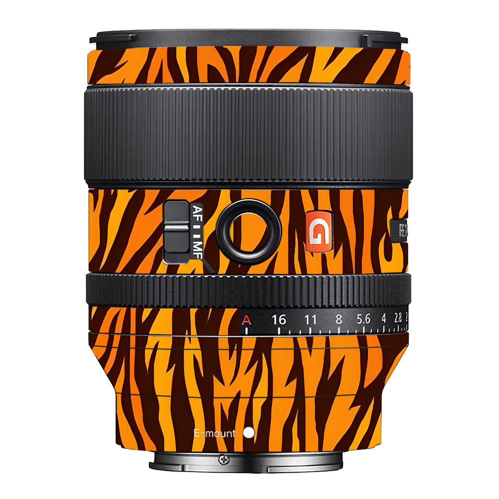 Wild Tiger Stripes Sony FE 35mm f/1.4 GM Camera Lens Skin
