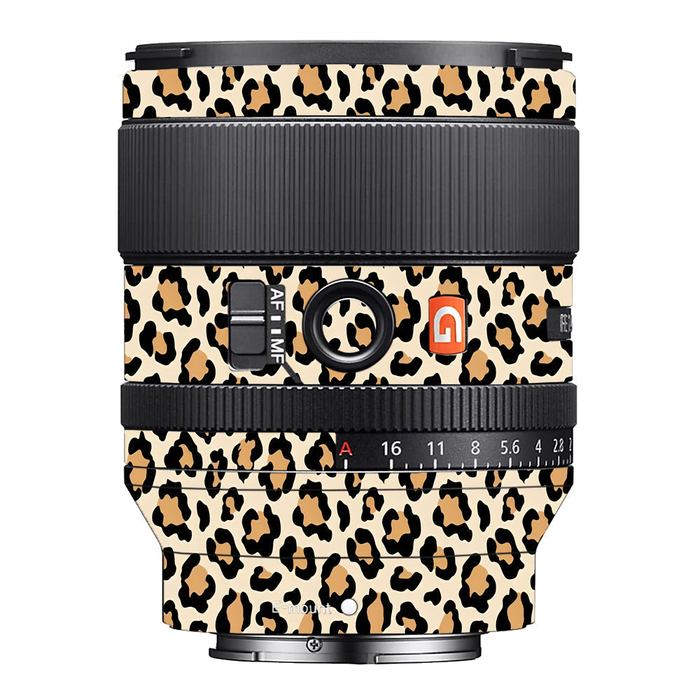 Sandy Leopard Spots Sony FE 35mm f/1.4 GM Camera Lens Skin