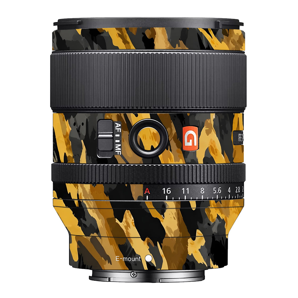 Camo Tiger Blend Sony FE 35mm f/1.4 GM Camera Lens Skin