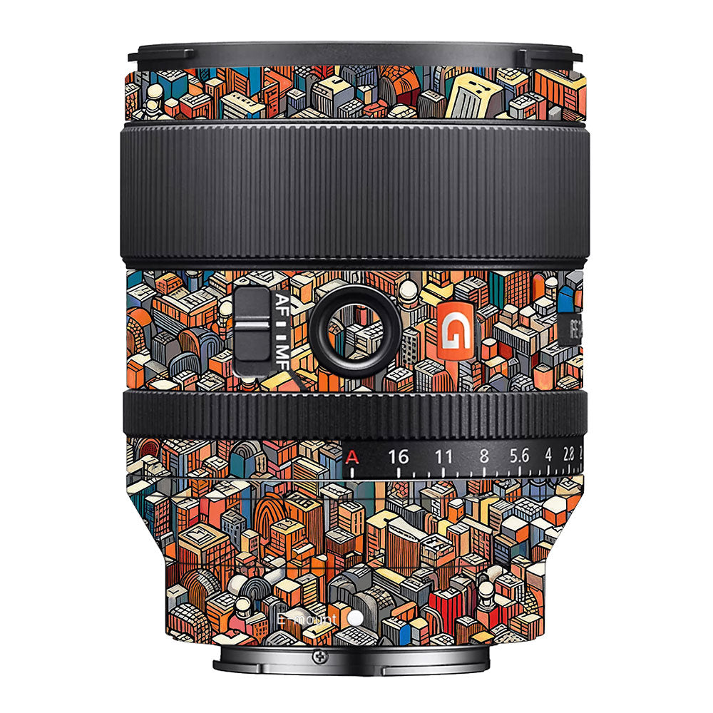 Isometric Cityscape Sony FE 35mm f/1.4 GM Camera Lens Skin