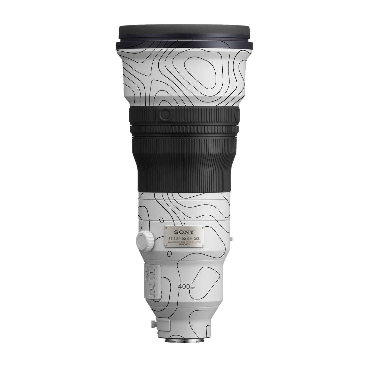White Contour Design Sony FE 400mm F/2.8 GM Camera Lens Skin