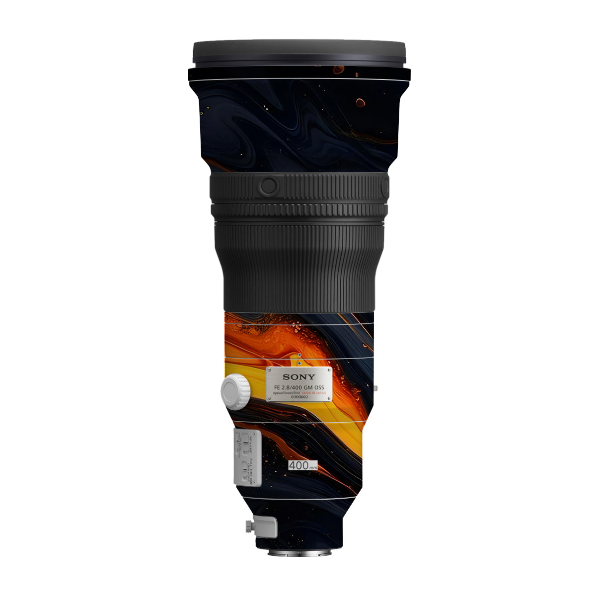 Lava Marble Sony FE 400mm F/2.8 GM Camera Lens Skin