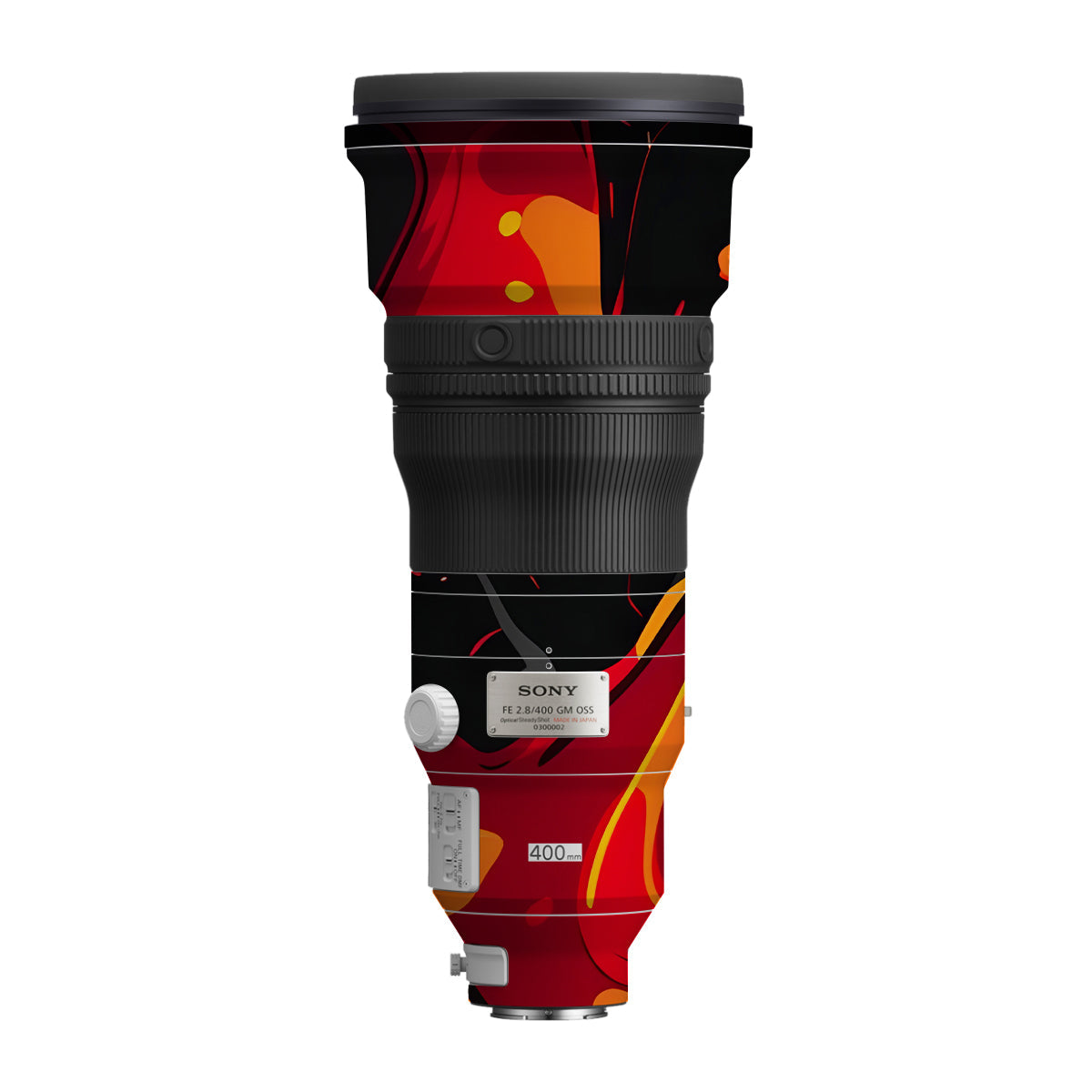 Lava Burst Sony FE 400mm F/2.8 GM Camera Lens Skin