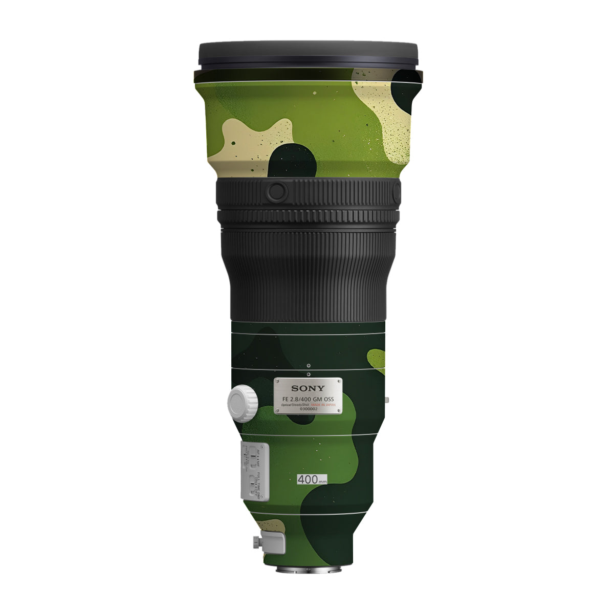 Camouflage Pattern Sony FE 400mm F/2.8 GM Camera Lens Skin