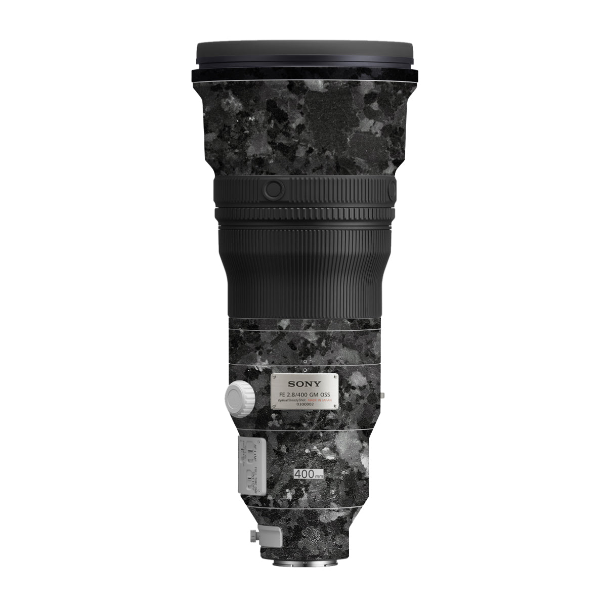 Black Granite Sony FE 400mm F/2.8 GM Camera Lens Skin