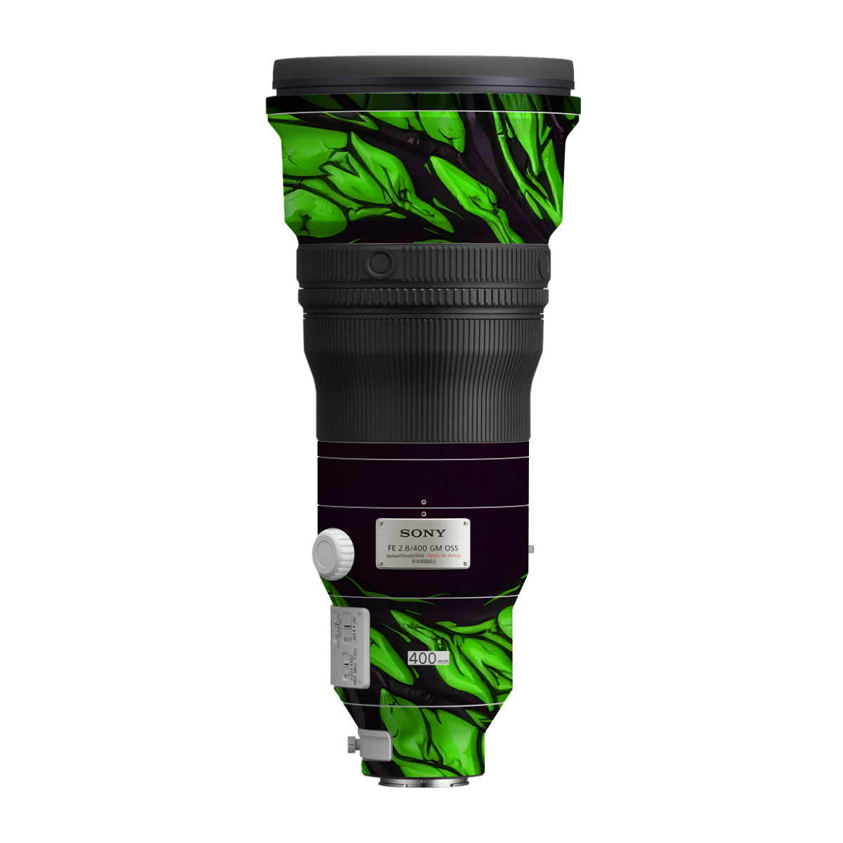 Venom Green Sony FE 400mm F/2.8 GM Camera Lens Skin