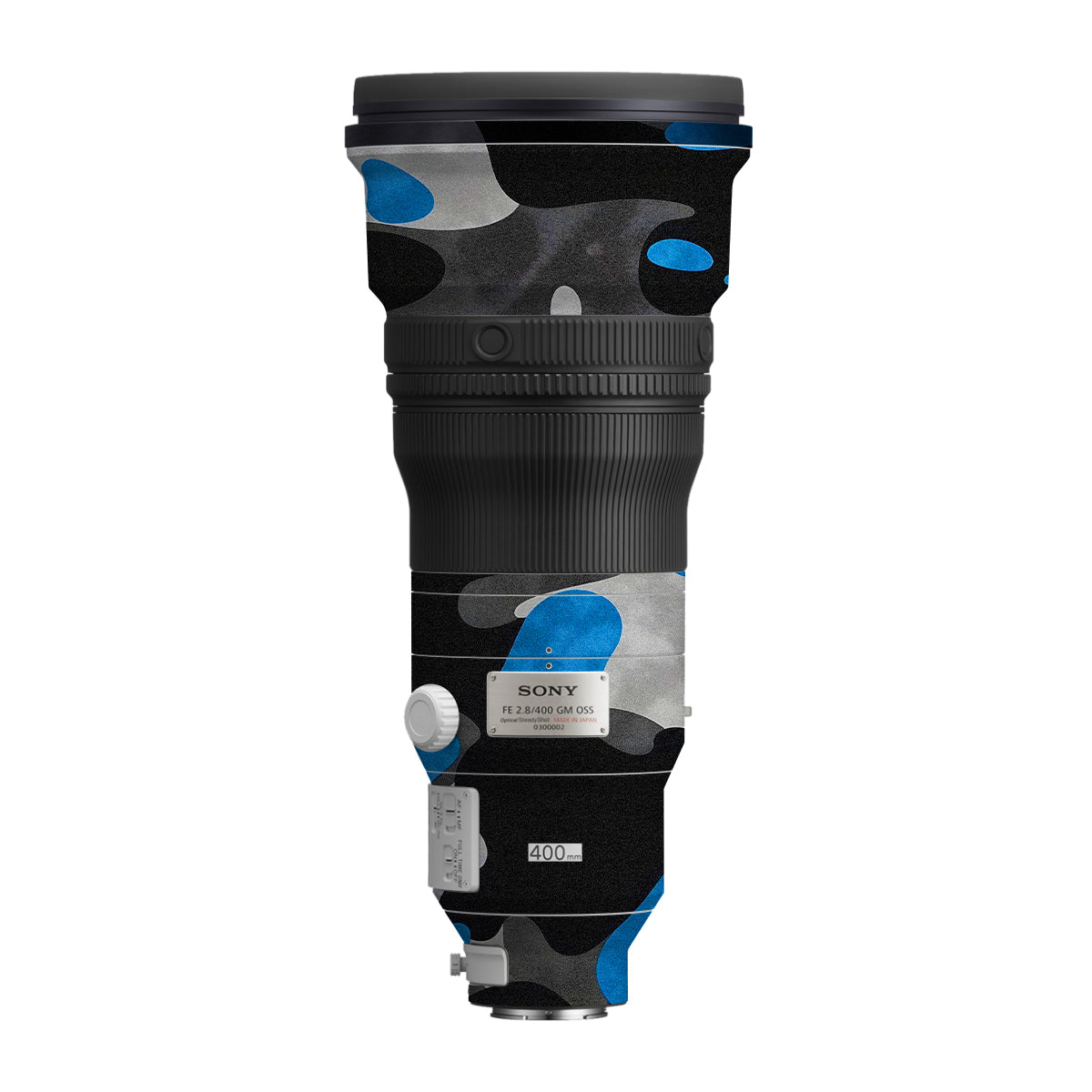 Blue Grey Camo Sony FE 400mm F/2.8 GM Camera Lens Skin